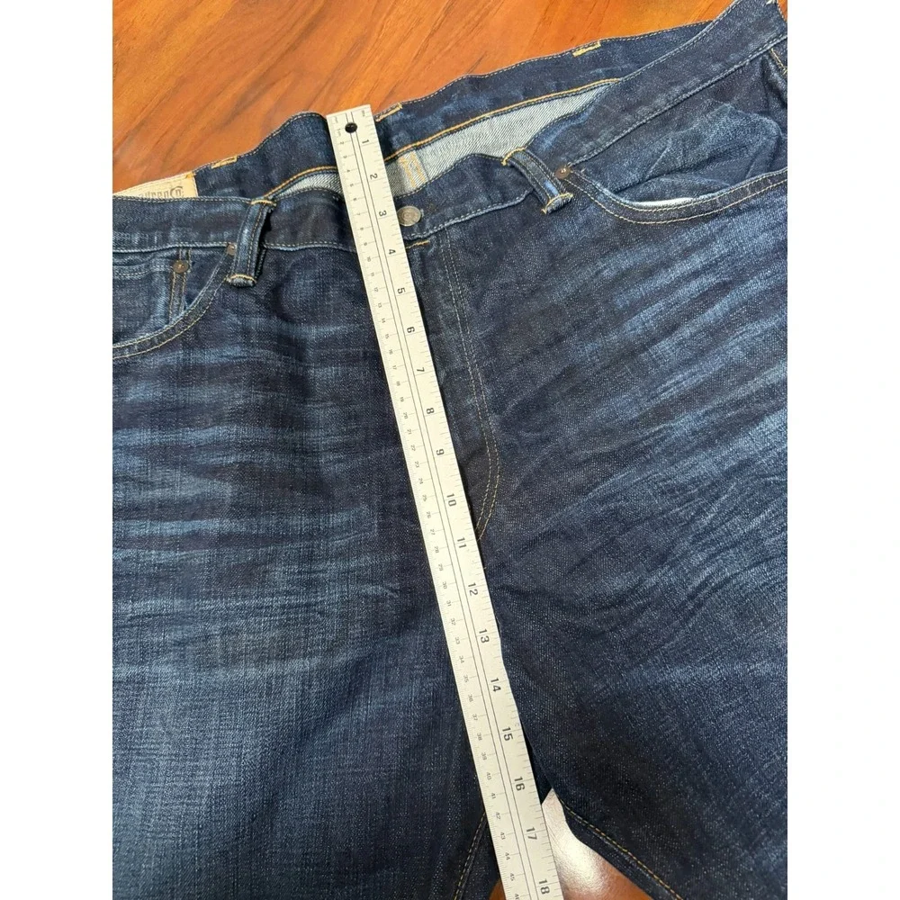 Polo Ralph Lauren Jeans Mens Size 40x30 Blue Straight Classic #41381 Elliot Wash